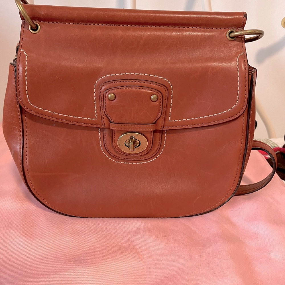 Coach Willis 70th anniversary bag in cognac brown